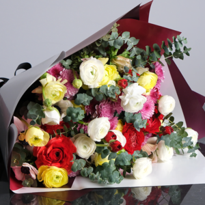 Graceful Garden Colorful Bouquet