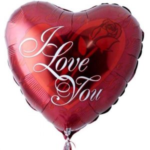 i love you baloon