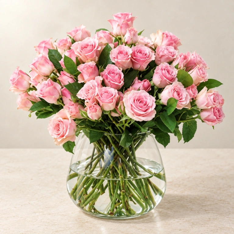 Rosy Cherub Bouquet